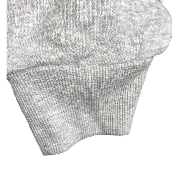 Zoe + Liv Malibu Tennis Club Graphic Heather Gray Zippered Sweatshirt Size XXL - Picture 9 of 13